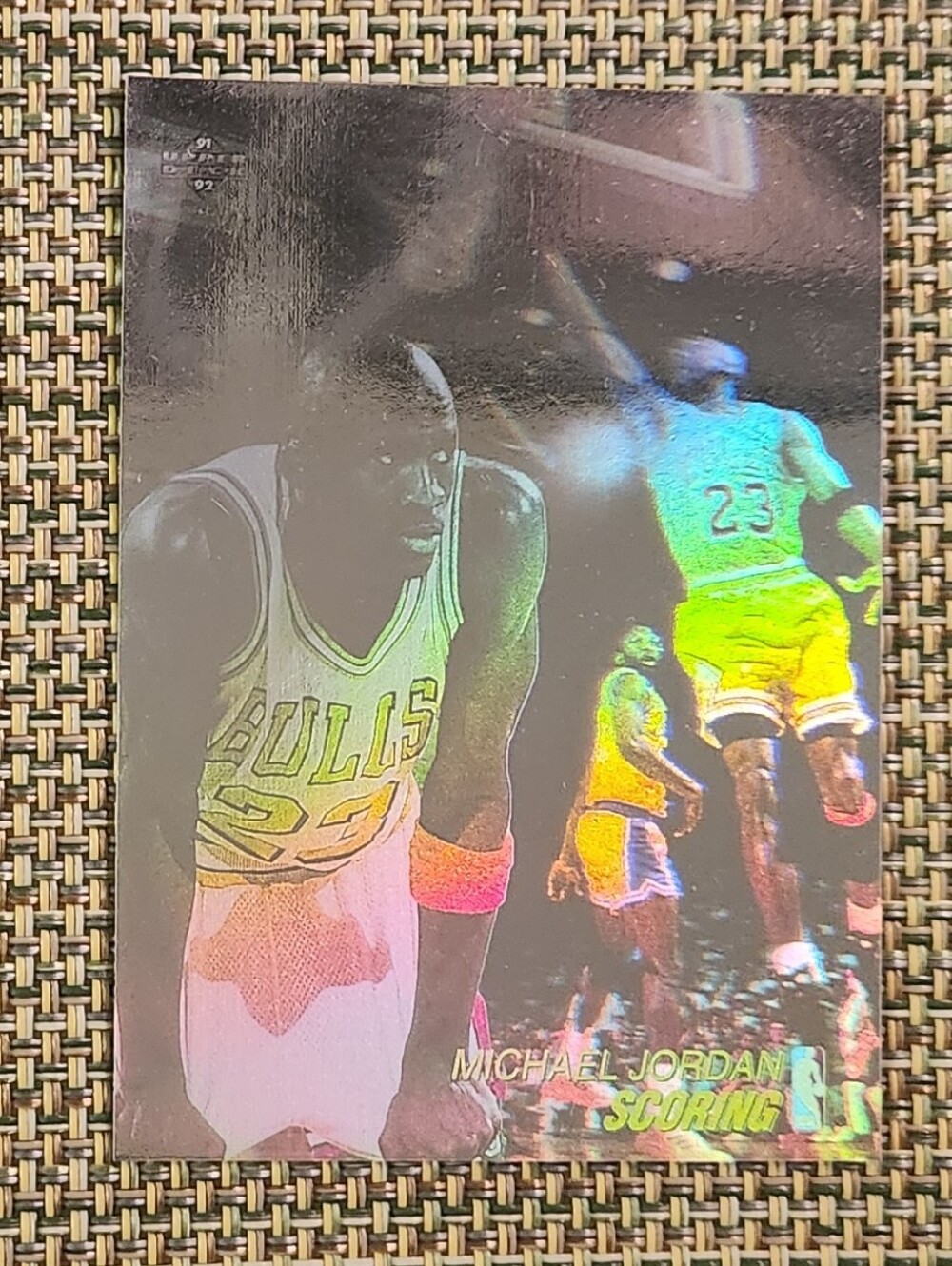 Michael Jordan Holographic Basketball Card